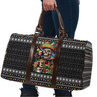 Mexican Sugar Skull Spanish Christmas Travel Bag Feliz Navidad Mexico - Wonder Print Shop