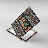 Mexican Sumbrero and Snowman Christmas Canvas Wall Art Feliz Navidad Mexico - Wonder Print Shop