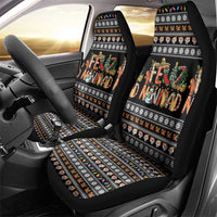 Mexican Sumbrero and Snowman Christmas Car Seat Cover Feliz Navidad Mexico - Wonder Print Shop