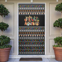 Mexican Sumbrero and Snowman Christmas Door Cover Feliz Navidad Mexico - Wonder Print Shop