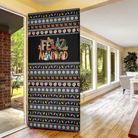 Mexican Sumbrero and Snowman Christmas Door Cover Feliz Navidad Mexico - Wonder Print Shop