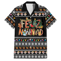 Mexican Sumbrero and Snowman Christmas Family Matching Long Sleeve Bodycon Dress and Hawaiian Shirt Feliz Navidad Mexico - Wonder Print Shop