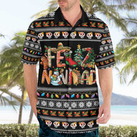Mexican Sumbrero and Snowman Christmas Hawaiian Shirt Feliz Navidad Mexico - Wonder Print Shop