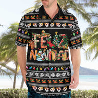 Mexican Sumbrero and Snowman Christmas Hawaiian Shirt Feliz Navidad Mexico - Wonder Print Shop