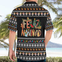 Mexican Sumbrero and Snowman Christmas Hawaiian Shirt Feliz Navidad Mexico - Wonder Print Shop