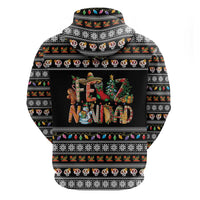 Mexican Sumbrero and Snowman Christmas Hoodie Feliz Navidad Mexico - Wonder Print Shop