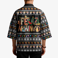 Mexican Sumbrero and Snowman Christmas Kimono Feliz Navidad Mexico - Wonder Print Shop