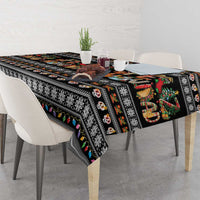 Mexican Sumbrero and Snowman Christmas Tablecloth Feliz Navidad Mexico - Wonder Print Shop