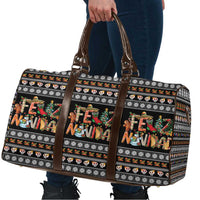Mexican Sumbrero and Snowman Christmas Travel Bag Feliz Navidad Mexico - Wonder Print Shop