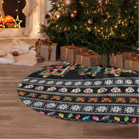 Mexican Sumbrero and Snowman Christmas Tree Skirt Feliz Navidad Mexico - Wonder Print Shop