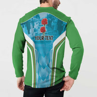 Personalized Azerbaijan Black January Button Sweatshirt 20 Yanvar 1990 LT9 - Wonder Print Shop