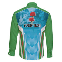 Personalized Azerbaijan Black January Family Matching Off Shoulder Maxi Dress and Hawaiian Shirt 20 Yanvar 1990 LT9 - Wonder Print Shop