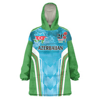 Personalized Azerbaijan Black January Wearable Blanket Hoodie 20 Yanvar 1990 - Wonder Print Shop