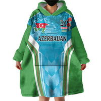 Personalized Azerbaijan Black January Wearable Blanket Hoodie 20 Yanvar 1990 - Wonder Print Shop