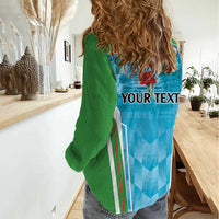 Personalized Azerbaijan Black January Women Casual Shirt 20 Yanvar 1990 - Wonder Print Shop