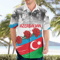 Azerbaijan Qara Yanvar Hawaiian Shirt with Flag Style - Wonder Print Shop