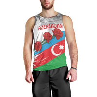 Azerbaijan Qara Yanvar Men Tank Top with Flag Style - Wonder Print Shop