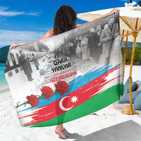 Azerbaijan Qara Yanvar Sarong with Flag Style - Wonder Print Shop