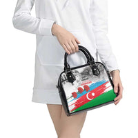 Azerbaijan Qara Yanvar Shoulder Handbag with Flag Style