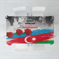 Azerbaijan Qara Yanvar Tablecloth with Flag Style - Wonder Print Shop
