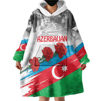 Azerbaijan Qara Yanvar Wearable Blanket Hoodie with Flag Style - Wonder Print Shop