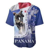 Panama Dia de los Martires Baseball Jersey Panama Martyrs' Day Raises Flag LT9 - Wonder Print Shop