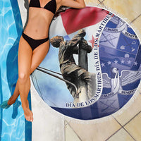 Panama Dia de los Martires Beach Blanket Panama Martyrs' Day Raises Flag LT9 - Wonder Print Shop