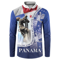 Panama Dia de los Martires Button Sweatshirt Panama Martyrs' Day Raises Flag LT9 - Wonder Print Shop