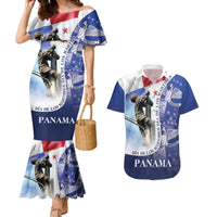 Panama Dia de los Martires Couples Matching Mermaid Dress and Hawaiian Shirt Panama Martyrs' Day Raises Flag LT9 - Wonder Print Shop