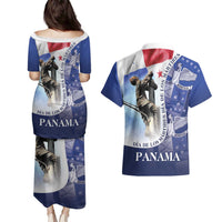Panama Dia de los Martires Couples Matching Puletasi and Hawaiian Shirt Panama Martyrs' Day Raises Flag LT9 - Wonder Print Shop