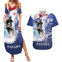 Panama Dia de los Martires Couples Matching Summer Maxi Dress and Hawaiian Shirt Panama Martyrs' Day Raises Flag LT9 - Wonder Print Shop
