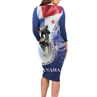Panama Dia de los Martires Family Matching Long Sleeve Bodycon Dress and Hawaiian Shirt Panama Martyrs' Day Raises Flag LT9 - Wonder Print Shop