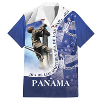 Panama Dia de los Martires Family Matching Off The Shoulder Long Sleeve Dress and Hawaiian Shirt Panama Martyrs' Day Raises Flag - Wonder Print Shop