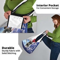 Panama Dia de los Martires Grocery Bag Panama Martyrs' Day Raises Flag