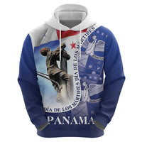 Panama Dia de los Martires Hoodie Panama Martyrs' Day Raises Flag - Wonder Print Shop