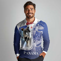 Panama Dia de los Martires Long Sleeve Polo Shirt Panama Martyrs' Day Raises Flag - Wonder Print Shop