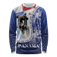 Panama Dia de los Martires Long Sleeve Shirt Panama Martyrs' Day Raises Flag - Wonder Print Shop