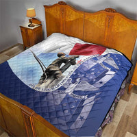 Panama Dia de los Martires Quilt Panama Martyrs' Day Raises Flag - Wonder Print Shop