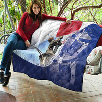 Panama Dia de los Martires Quilt Panama Martyrs' Day Raises Flag - Wonder Print Shop