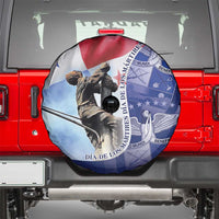Panama Dia de los Martires Spare Tire Cover Panama Martyrs' Day Raises Flag - Wonder Print Shop