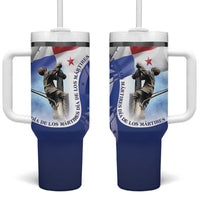 Panama Dia de los Martires Tumbler With Handle Panama Martyrs' Day Raises Flag - Wonder Print Shop