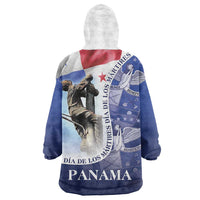 Panama Dia de los Martires Wearable Blanket Hoodie Panama Martyrs' Day Raises Flag - Wonder Print Shop