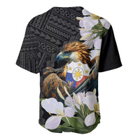 Philippines Eagle with Coat Of Arm Baseball Jersey Simple Sampaguita Jasmine LT9 - Wonder Print Shop