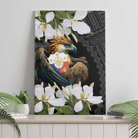 Philippines Eagle with Coat Of Arm Canvas Wall Art Simple Sampaguita Jasmine LT9 - Wonder Print Shop