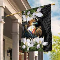 Philippines Eagle with Coat Of Arm Garden Flag Simple Sampaguita Jasmine - Wonder Print Shop