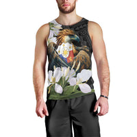 Philippines Eagle with Coat Of Arm Men Tank Top Simple Sampaguita Jasmine - Wonder Print Shop
