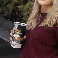 Philippines Eagle with Coat Of Arm Tumbler Cup Simple Sampaguita Jasmine - Wonder Print Shop