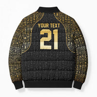 Custom Egypt Pharaohs Bomber Puffer Jacket African Football Champions 2025