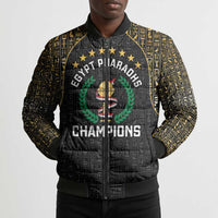 Custom Egypt Pharaohs Bomber Puffer Jacket African Football Champions 2025