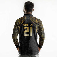 Custom Egypt Pharaohs Long Sleeve Polo Shirt African Football Champions 2025